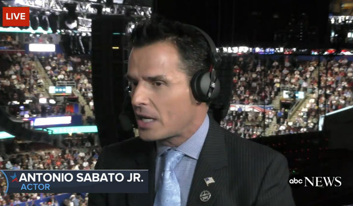 GH alum Antonio Sabato Jr. claims he's been blacklisted by Hollywood due to support of Trump; equates fall out with Communism