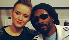 Snoop Dogg and Iza Lach