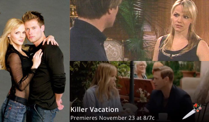 AMC's Jacob Young and Alexa Havins reunite in Killer Vacation