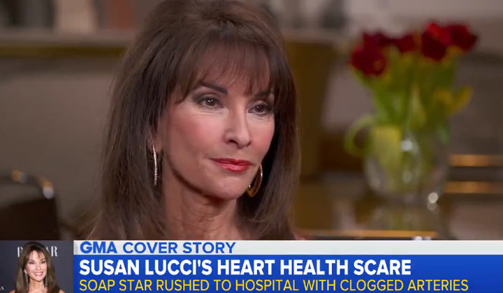 AMC's Susan Lucci "lucky to be alive" after heart health scare