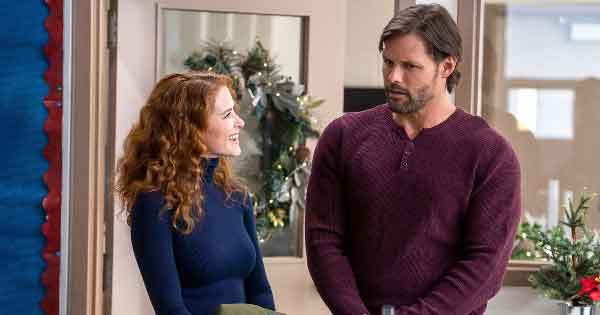 AMC's Justin Bruening reunites with a familiar face in new Lifetime Christmas movie