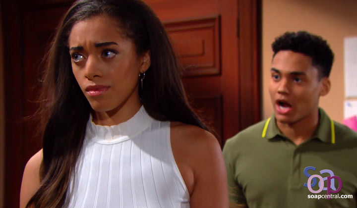 The Bold and the Beautiful Scoop: Zoe panics when someone else learns her secret (Spoilers for the week of May 27, 2019 on B&B)