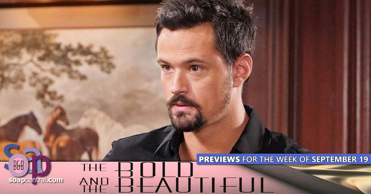 B&B Spoilers for the week of September 19, 2022 on The Bold and the Beautiful | Soap Central