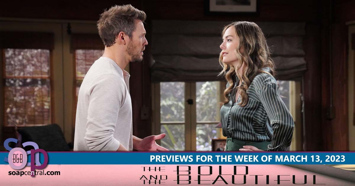 B&B Spoilers for the week of March 13, 2023 on The Bold and the Beautiful | Soap Central
