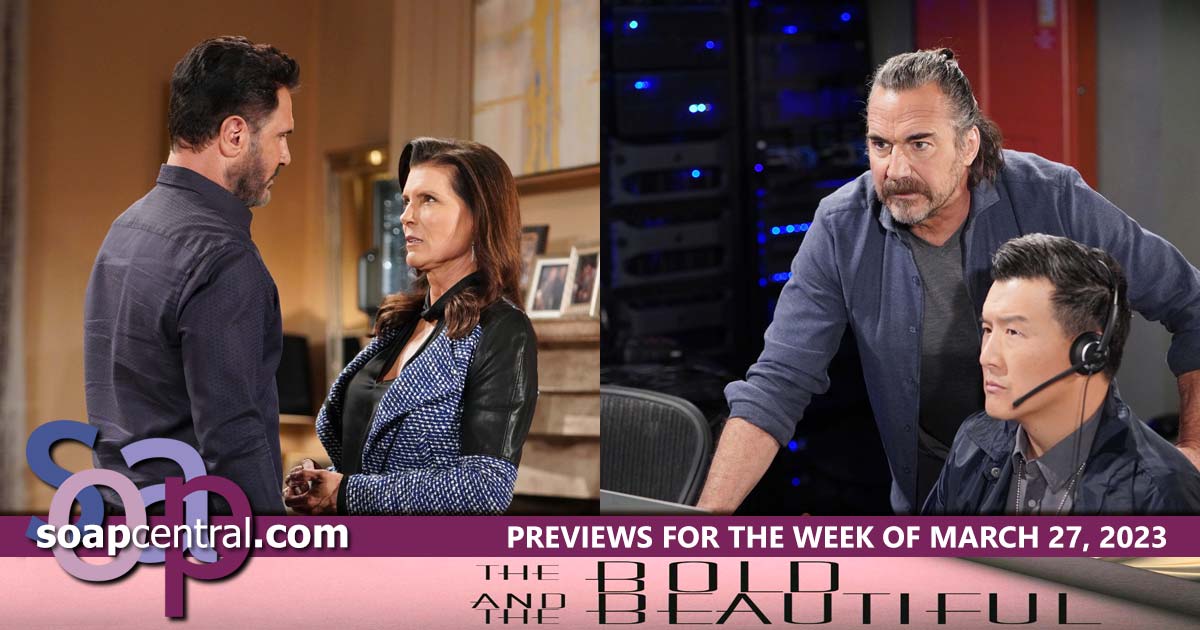 B&B Spoilers for the week of March 27, 2023 on The Bold and the Beautiful | Soap Central