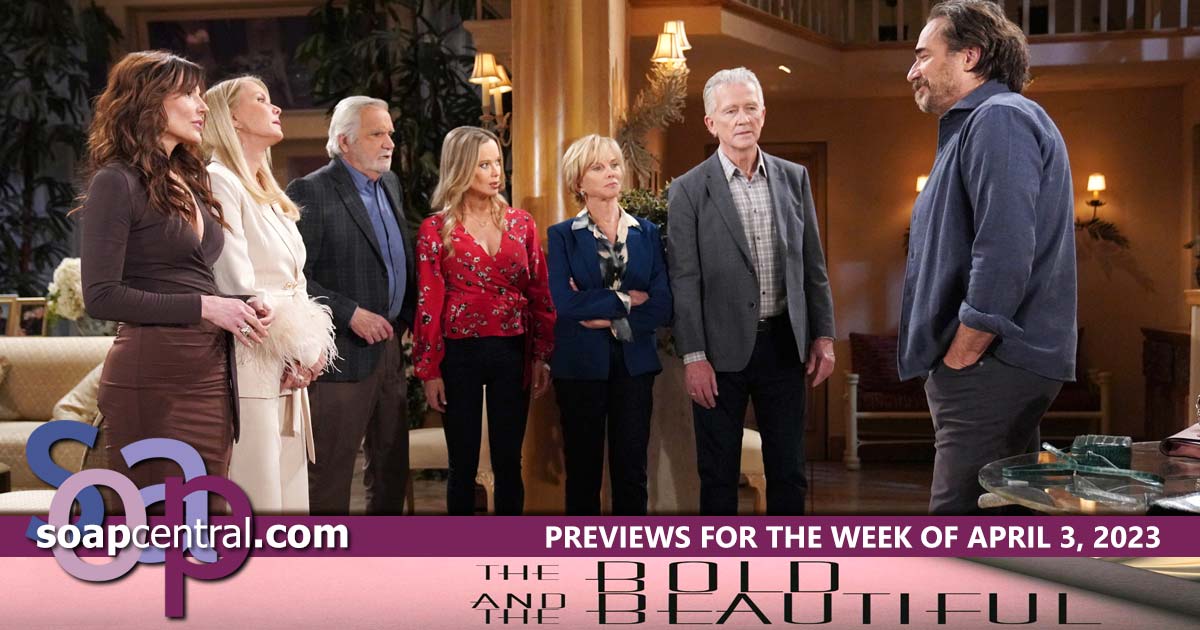 B&B Spoilers for the week of April 3, 2023 on The Bold and the Beautiful | Soap Central