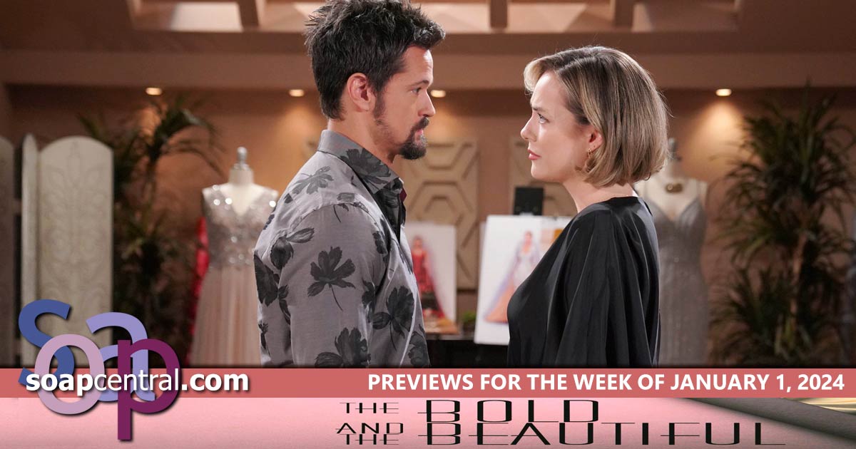 B&B Spoilers for the week of January 1, 2024 on The Bold and the