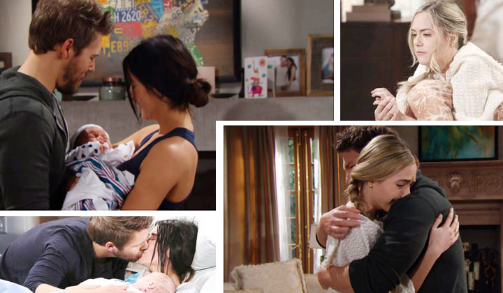 Steffy and Liam welcome a baby while Hope welcomes heartache