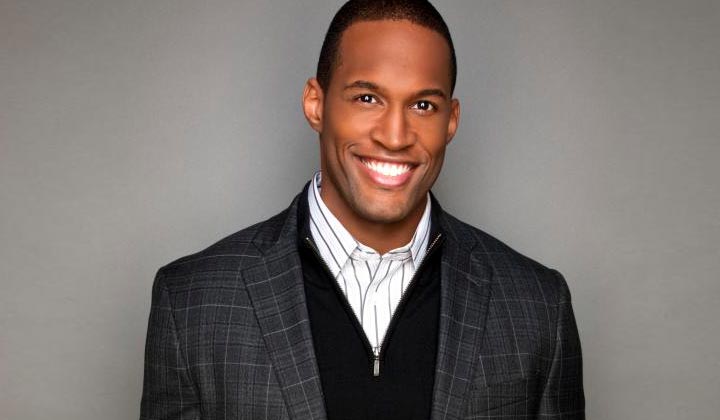B&B's Lawrence Saint-Victor is gonna be a dad!