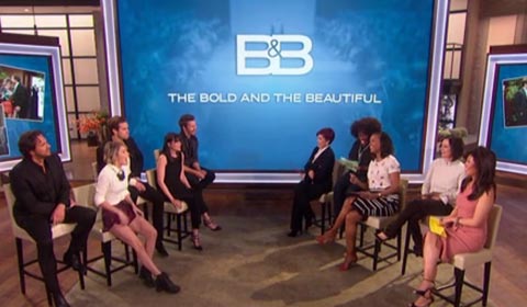 WATCH: B&B stars discuss story twists, Emmy noms, and babies on The Talk