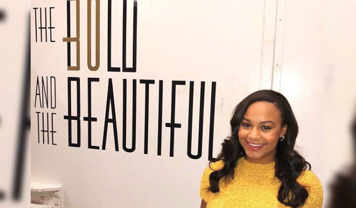 Nia Sioux has danced her way into a contract role at B&B