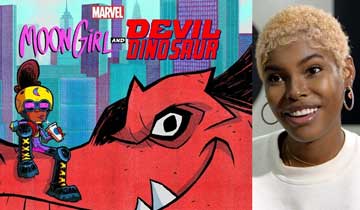 "I'm a superhero!" The Bold and the Beautiful's Diamond White joins Moon Girl and Devil Dinosaur