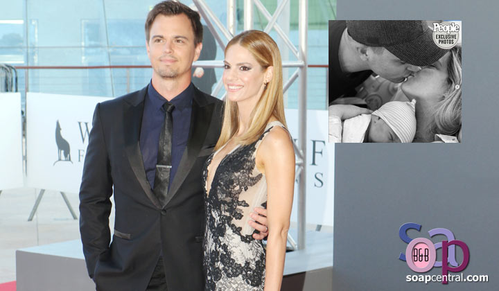 B&B's Darin Brooks, Y&R's Kelly Kruger welcome baby number two