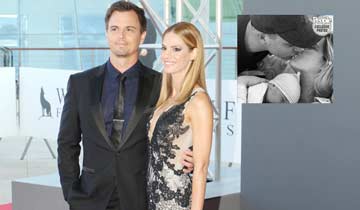 Real-life soap couple welcomes their second child