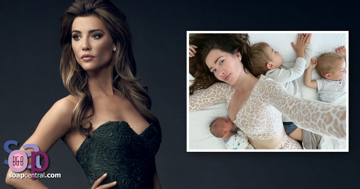 The Bold and the Beautiful's Jacqueline MacInnes Wood baby boy