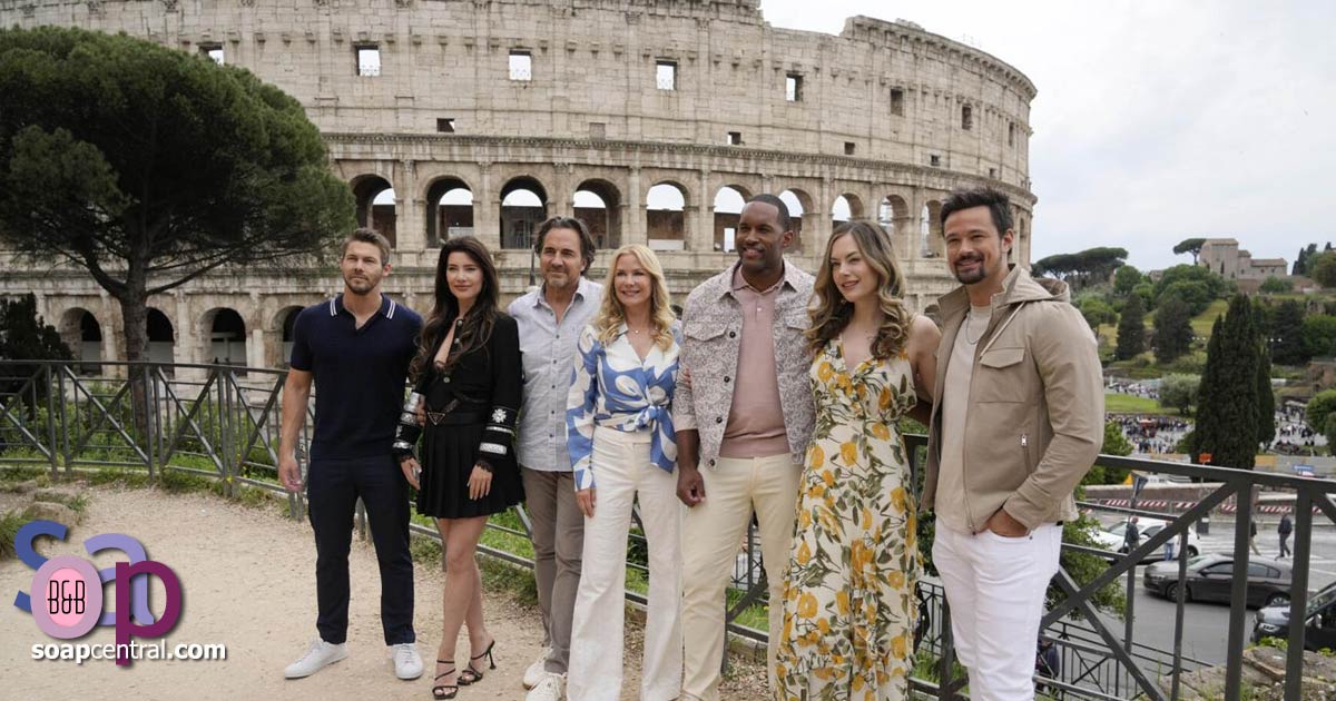 "Eternal love" story to be told in B&B's latest location shoot in Rome, Italy