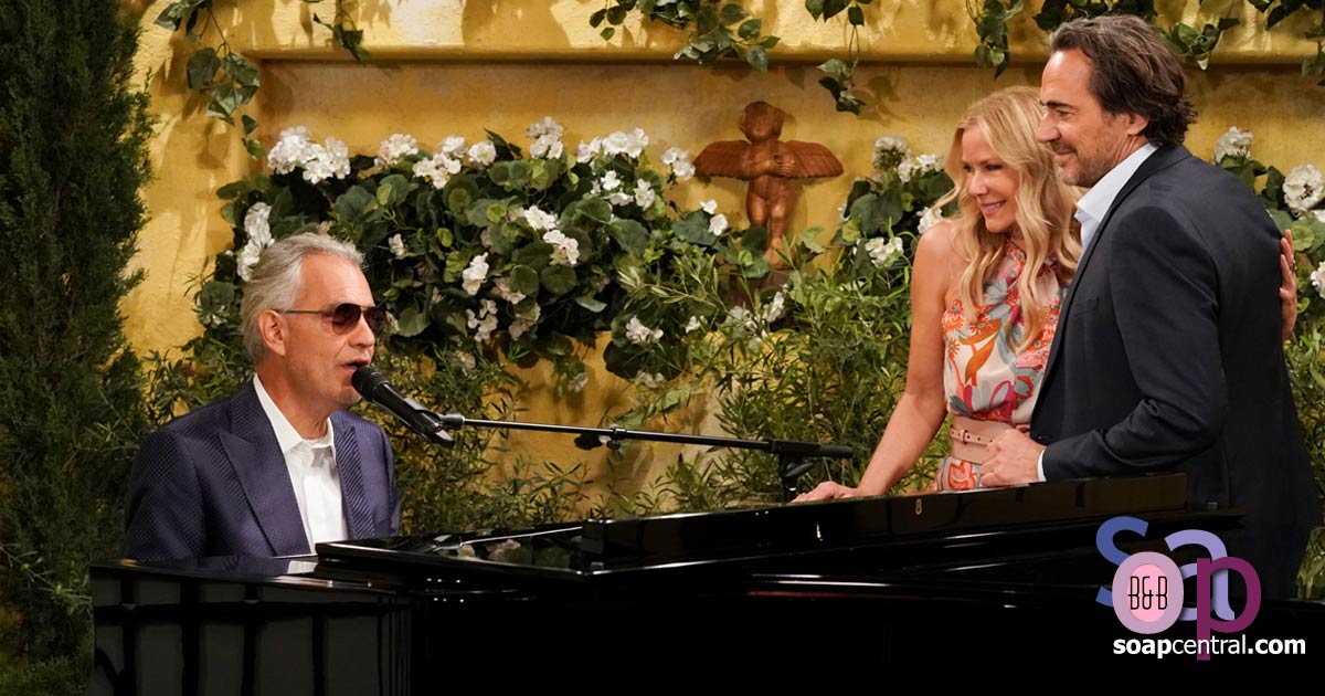 VIDEO PREVIEW: Andrea Bocelli to perform for The Bold and the Beautiful's Brooke and Ridge