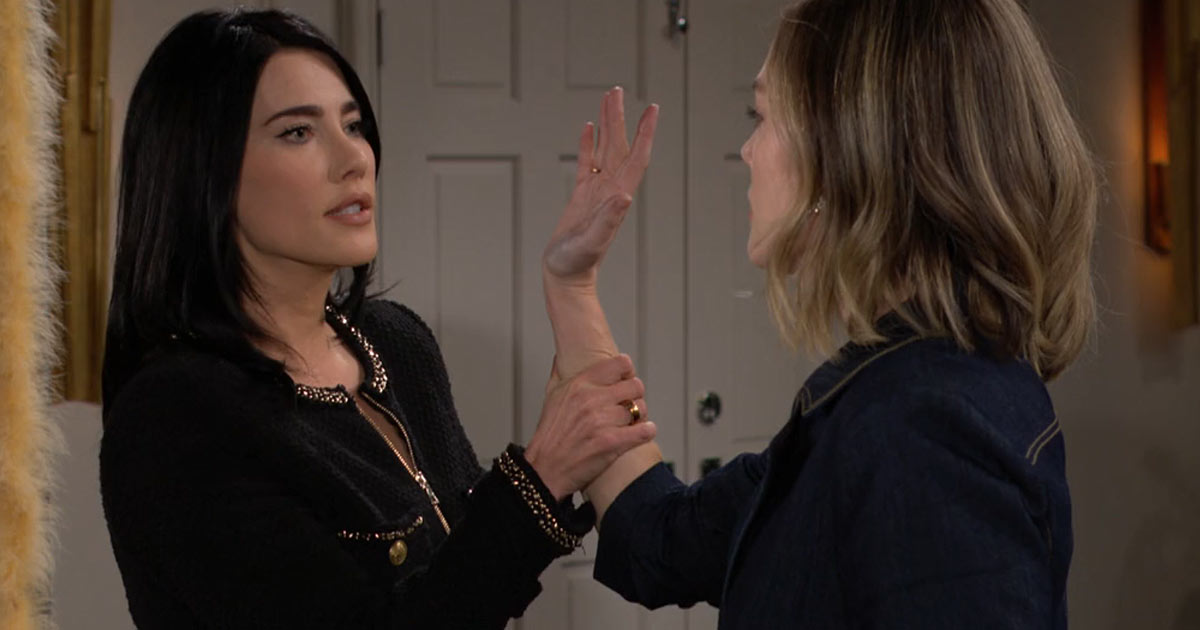 Family Feud: Jacqueline MacInnes Wood dissects Steffy's Bold and Beautiful beef with Hope | The Bold and the Beautiful on Soap Central