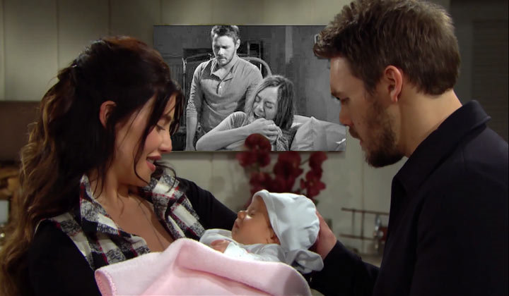 Steffy moved closer to adopting Florence's baby, unaware the child was really Hope's daughter