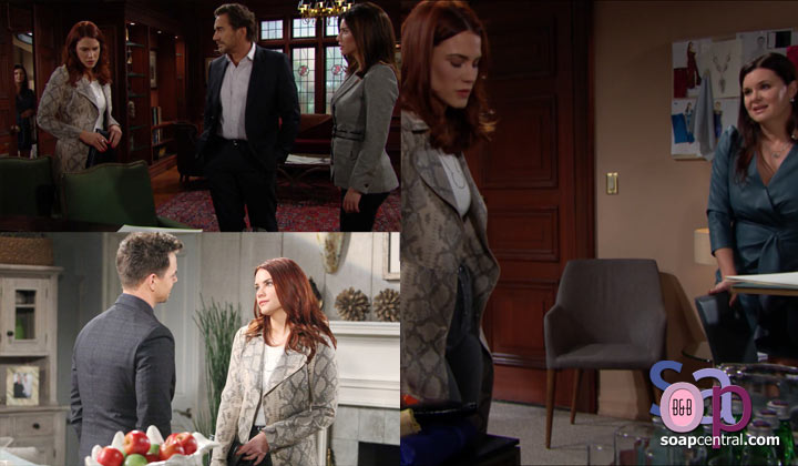 Ridge and Wyatt made Sally's dreams come true, leading to Sally suspect that Katie had betrayed her confidence
