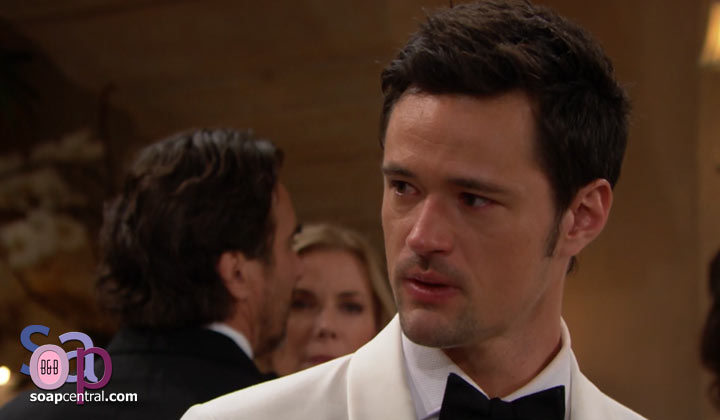Humiliated, Thomas leaves the wedding in tears