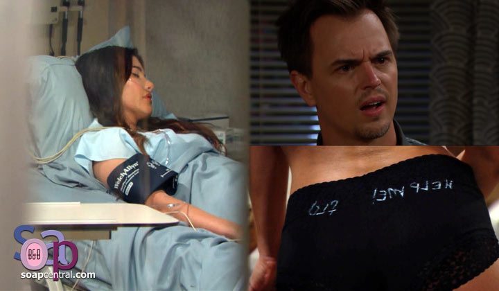 Steffy was injured in a motorcycle accident and Wyatt learned that Sally wasn't dying
