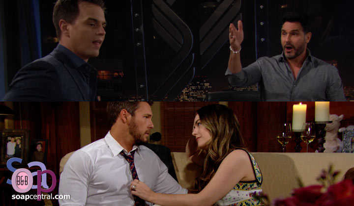 Bill placates Wyatt, and Liam and Hope's date continues