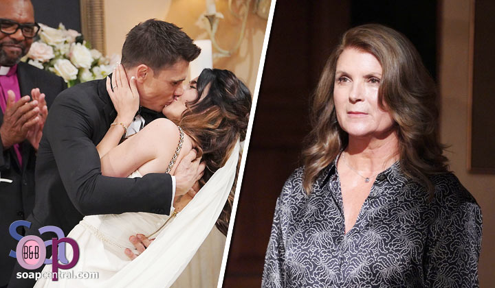 Steffy and Finn were married -- and Sheila showed up claiming to be Finn's mother