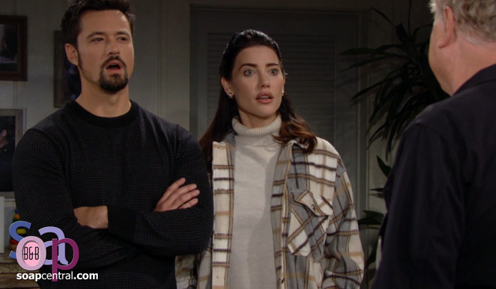 Steffy enlists Charlie in an undercover assignment