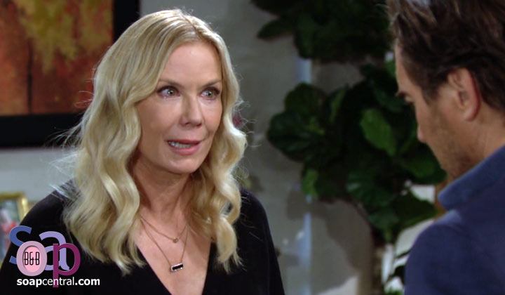 Ridge confronts Brooke with information from Taylor