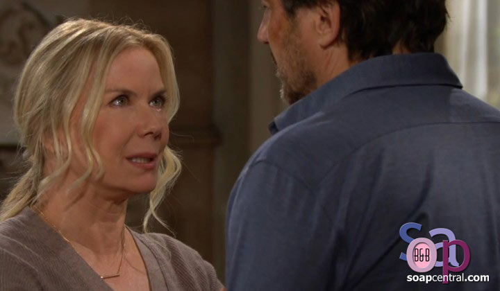 Brooke asks Ridge to say he hasn't given up on them