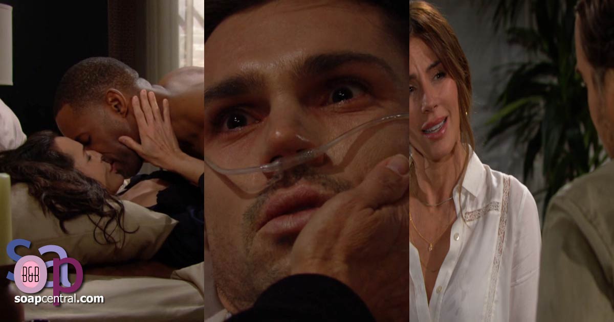 Finn remembered the night he was shot by Sheila, Carter jilted Paris at the altar, and Ridge told Taylor that he moved back in with Brooke.