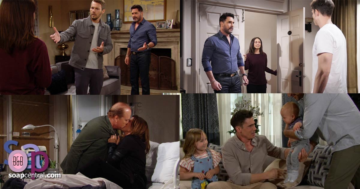 Liam identified Bill's houseguest as Li Finnegan, Li took Bill to where Sheila was holed up with Finn, and Bill flew Finn to Monaco to be reunited with Steffy and the kids