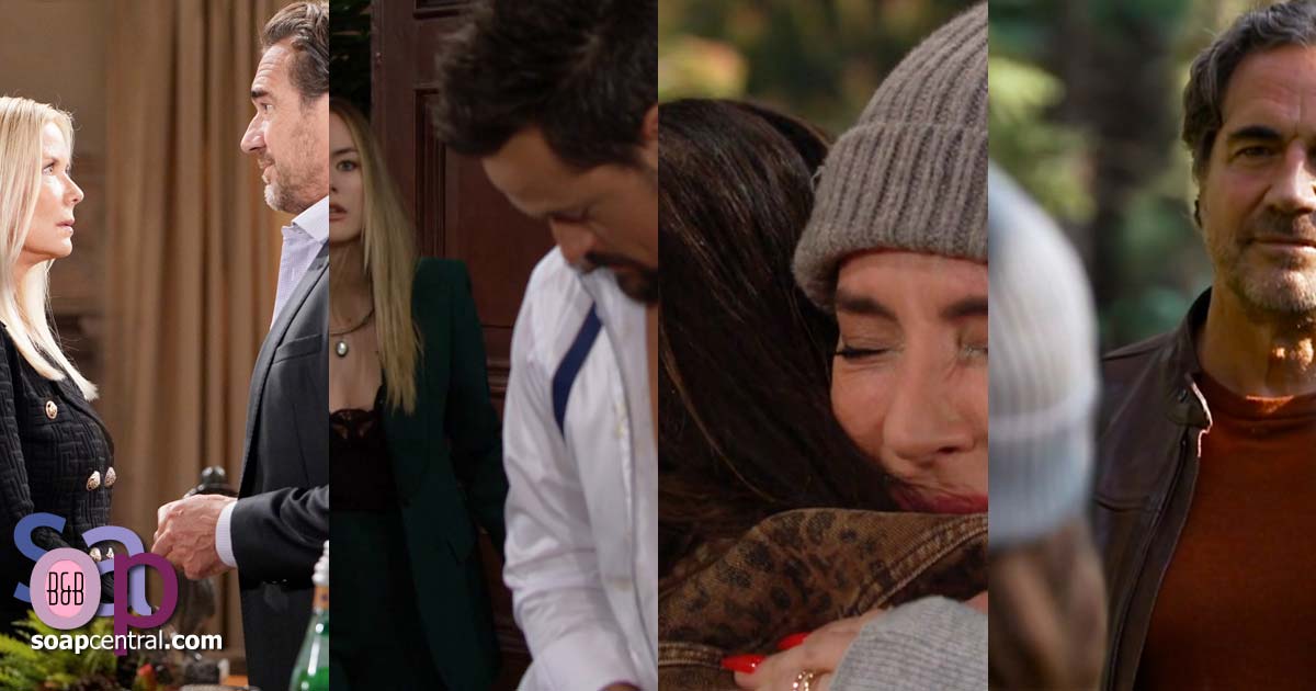 Liam grew concerned about the hold Thomas might have on Hope. Thinking Brooke had lied about calling CPS, Ridge took off for Aspen to ask Taylor to spend her life with him.