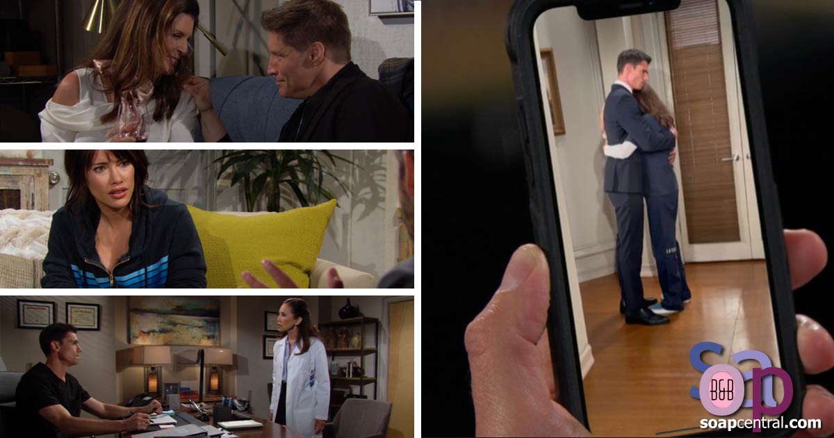 Liam showed Steffy video of Finn and Sheila hugging. Ridge learned Hope and Thomas had sex. Deacon and Sheila reunited.