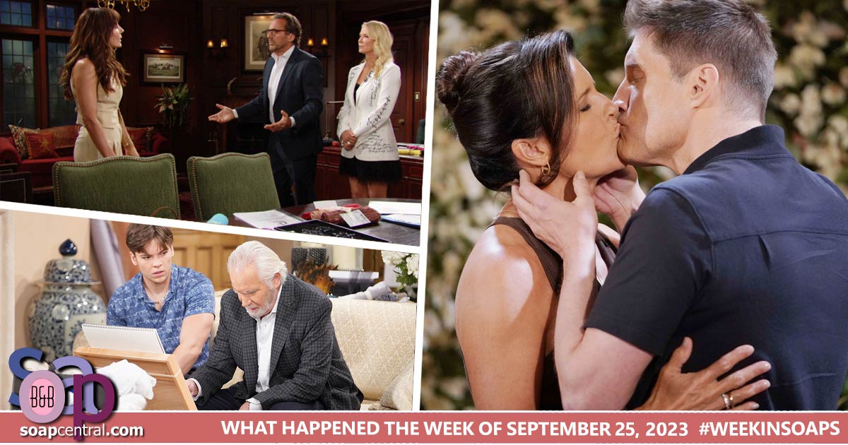 Deacon asked Sheila to marry him. Taylor returned to Los Angeles. R.J. wanted to tell Ridge the truth.