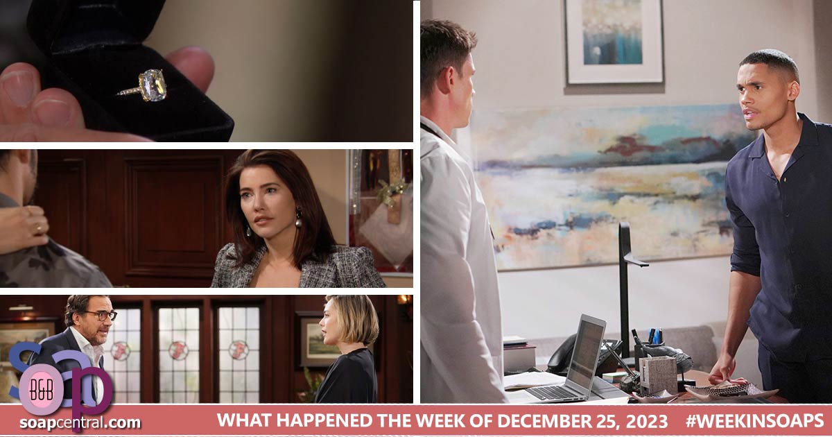 The Bold and the Beautiful Recaps The week of December 25, 2023 on B&B