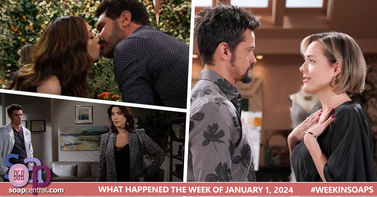The Bold and the Beautiful Recaps: The week of January 1, 2024 on B&B