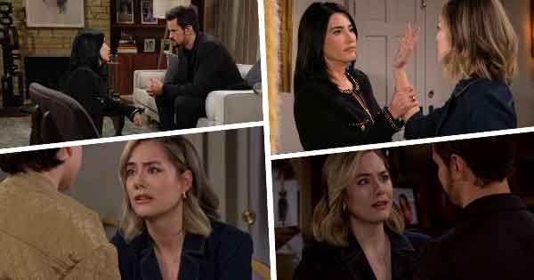 B&B Week of March 25, 2024: Thomas ended things with Hope and took Douglas to Paris. Steffy and Hope collided. Zende asked Luna if she ever thought about him.