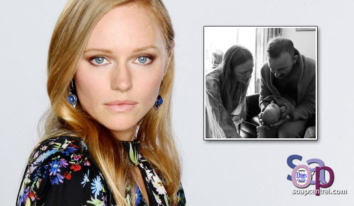 SURPRISE! Days of our Lives Marci Miller welcomes a baby girl
