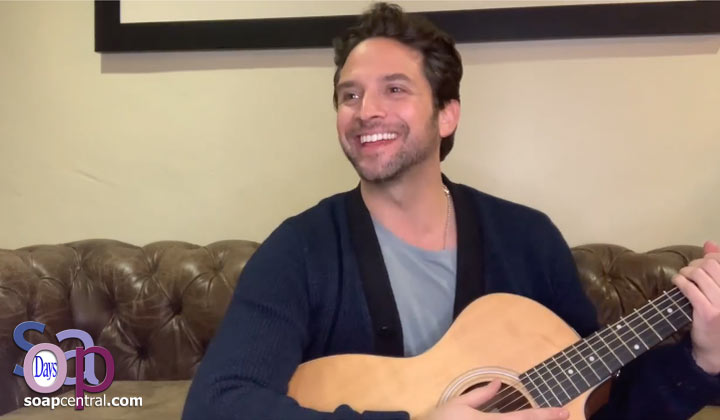 WATCH: Days of our Lives' Brandon Barash shares cheeky holiday surprise