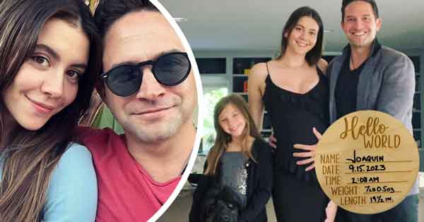 Brandon Barash, wife Isabella welcome a baby boy