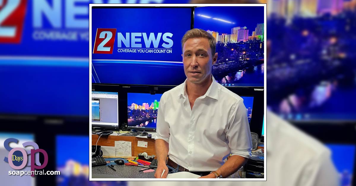 DAYS' Kyle Lowder moves to broadcast news | Days of our Lives on Soap ...