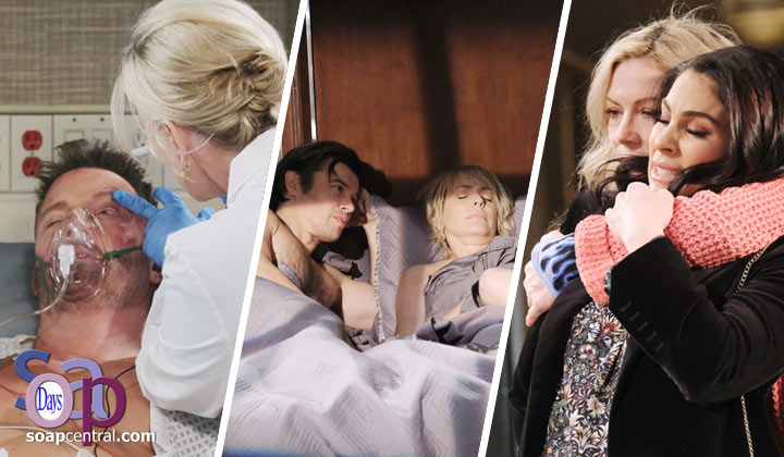 Brady needed surgery after a car accident, A drunk Nicole slept with Xander, and Kristen kidnapped Chloe
