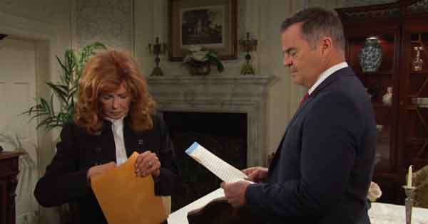 Justin and Maggie found a family secret in Victor's will