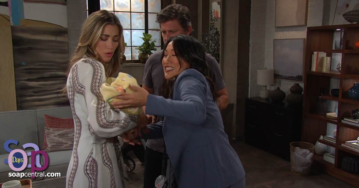 Melinda delivers Nicole's baby to Sloan