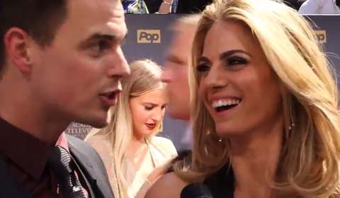 On the 2015 Daytime Emmys Red Carpet: Darin Brooks and Kelly Kruger