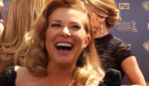 On the 2015 Daytime Emmys Red Carpet: Cady McClain