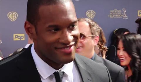 On the 2015 Daytime Emmys Red Carpet: Lawrence Saint-Victor