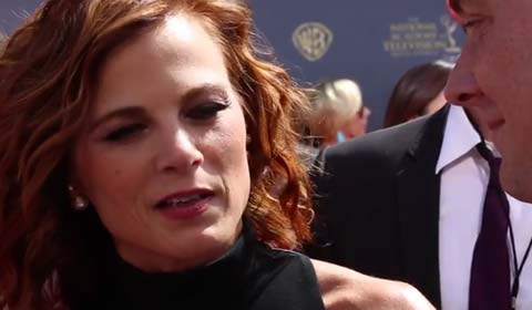 On the 2015 Daytime Emmys Red Carpet: Gina Tognoni